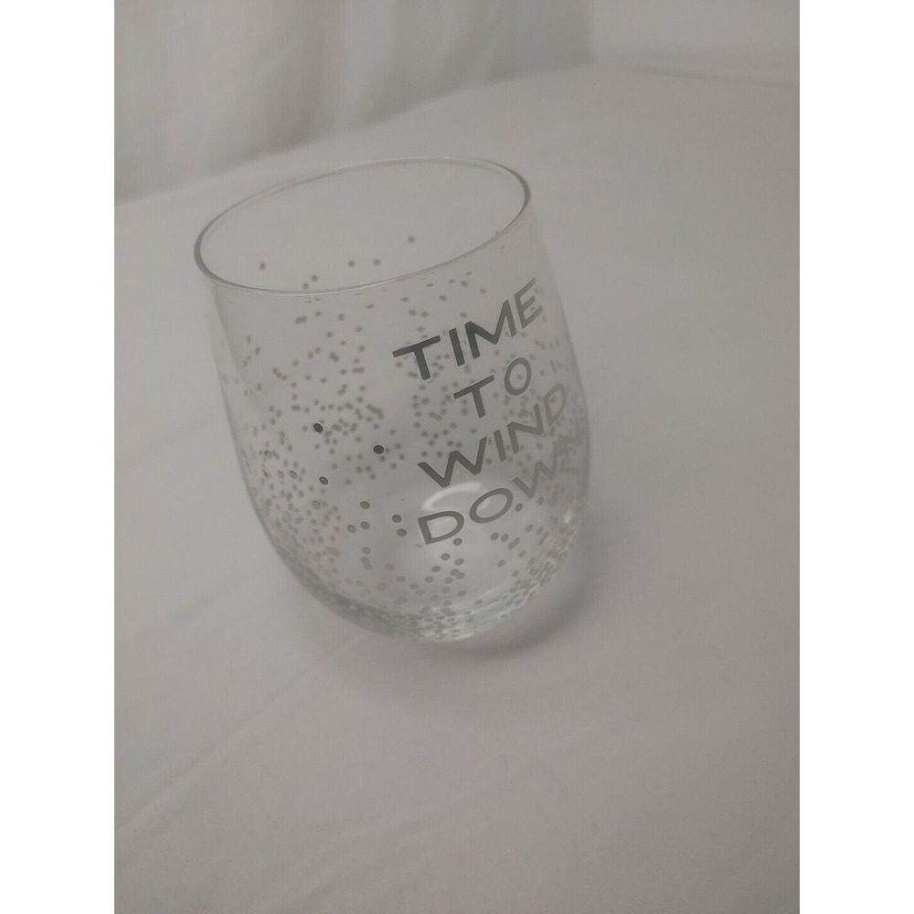 Say What-Time To‎ Wind Down Stemless Wine Glass - Drinkware - Novelty - Picture 4 of 6